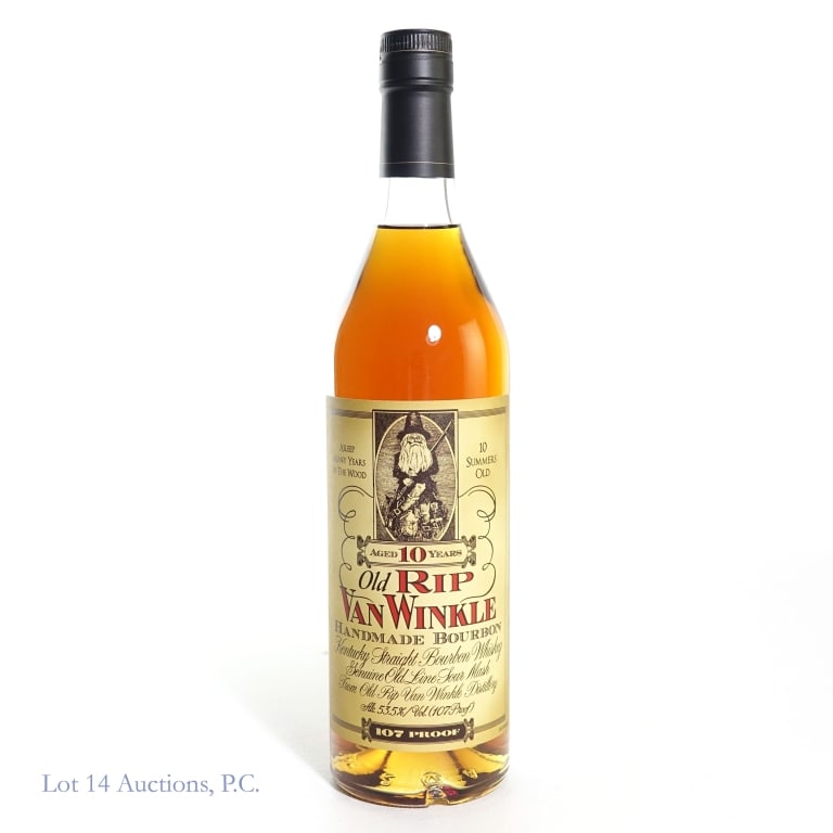 Old Rip Van Winkle 10 Year Bourbon (2024): Old Rip Van Winkle 10 Year Bourbon (2024), 107 Proof, 750 ml.