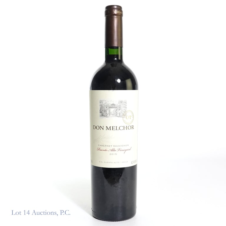 2015 Don Melchor Puente Alto Cabernet Sauvignon: 2015 Concha y Toro Don Melchor Puente Alto Cabernet Sauvignon, 14.5% ABV, 750 ml, Vintage: 2015, Region: Puente Alto, Chile. rated 94 by Wine Enthusiast, 96 by Wine Spectator, and 93 by Robert Parker'