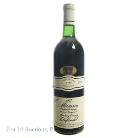 1977 Mirassou 125th Anniv. Selection Zinfandel