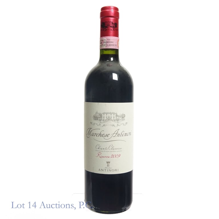 2009 Marchese Antinori Riserva Chianti Classico: 2009 Marchese Antinori Riserva Chianti Classico, 13.5% ABV, 750 ml, Vintage: 2009, Region: Tuscany, Italy.