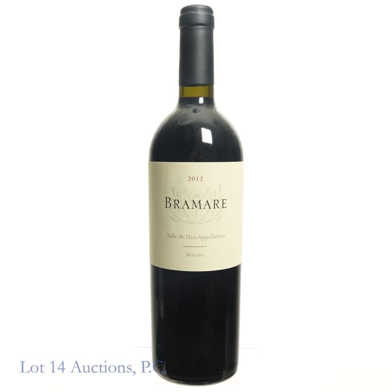 2012 Vina Cobos Bramare Valle de Uco Malbec: 2012 Vina Cobos Bramare Valle de Uco Malbec, 14.5% ABV, 750 ml, Vintage: 2012, Region: Mendoza, Argentina, Appellation: Valle de Uco.