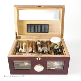 Cuban Crafters Humidor Box & Cigars