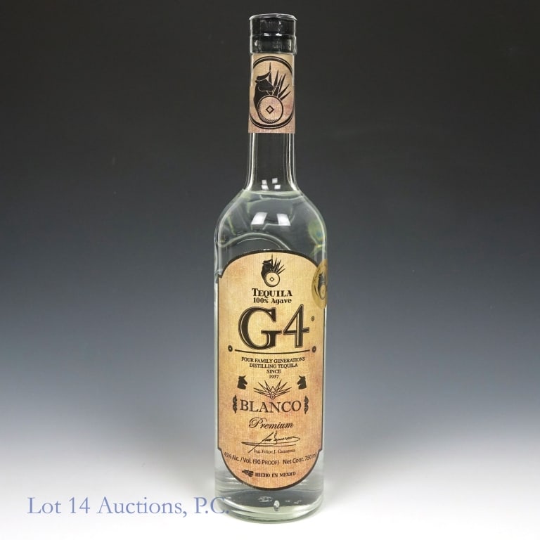 G4 de Madera Blanco Premium Tequila (2024): G4 de Madera Blanco Premium Tequila (2024), 90 Proof, 750 ml.