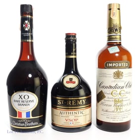 62 Can. Club, St. Remy & Christian Bros Brandy (3)