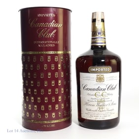 1978 Canadian Club 6 Year Canadian Whisky (1.75 L)