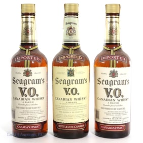 1979 & 1983 Seagram's 6 Yr VO Can Whisky (3)