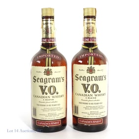 1984 Seagram's 6 Year VO Canadian Whisky (2, 1 L)