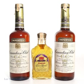 1968 Crown Royal and 1970s Canadian Club Whisky, 3
