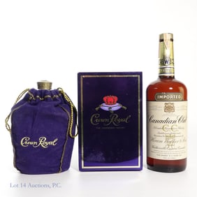 Crown Royal & 1975 Canadian Club 6 Year Whisky (2)
