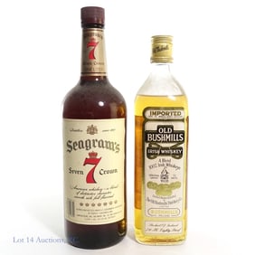 Seagram's 7 Crown & Old Bushmills Irish Whiskey, 2