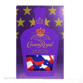 Crown Royal Fine Deluxe Canadian Whisky & Camo Bag