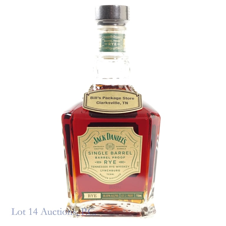 Jack Daniel's SB Barrel Proof Rye Pick (2024): Jack Daniel's Single Barrel Barrel Proof Rye (2024), 137.3 Proof, 750 ml, Bill's Package Store Private Selection, Bottled: 11-04-24, Barrel #24-24678.