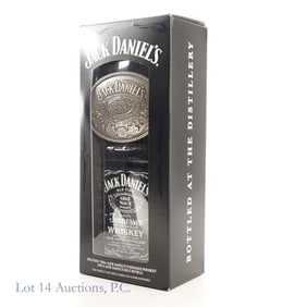 2009 Jack Daniel's Whiskey Belt Buckle Gift Set