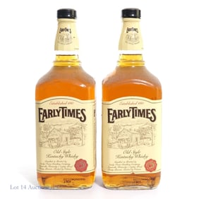 1990s Early Times Old Style Whisky (2, 1 Liter)