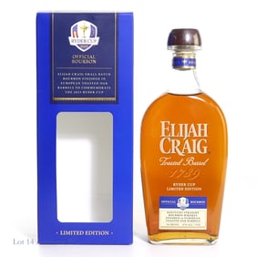 Elijah Craig Ryder Cup LE Toasted Barrel Bourbon