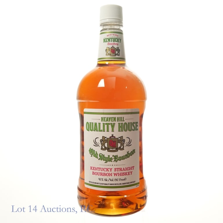Heaven Hill Quality House Bourbon (1.75 Liters): Heaven Hill Quality House Bourbon, 80 Proof, 1.75 Liters, Aged: 36 Months.