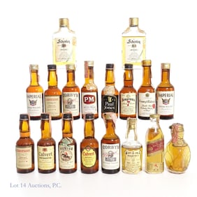 Johnnie Walker, Seagram's, & More Minis (18)