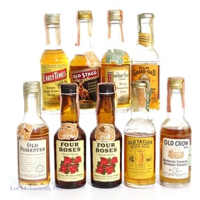 Old Forester, Four Roses, Old Crow & More Minis, 9