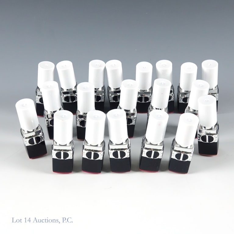 Dior Lipstick Collection, New (20): Dior Lipstick Collection, New (20). Collection of new and unused lipsticks from Dior with very few doubles. Some lipstick smudges on cases. See photos for more details on condition and shades.