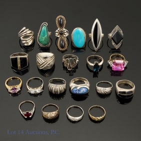 Sterling Silver Rings (+ 4 Fashion)