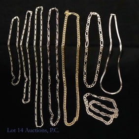 Sterling Silver Necklaces / Chains (8)