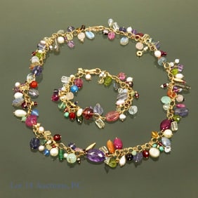 Eve J Alfille 14K Gold Necklace / Bracelet