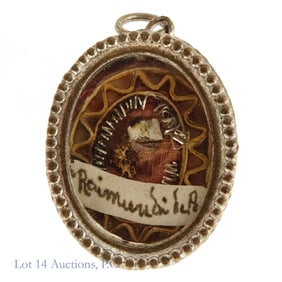 Catholic Reliquary - St. Raymond of Penyafort (?)