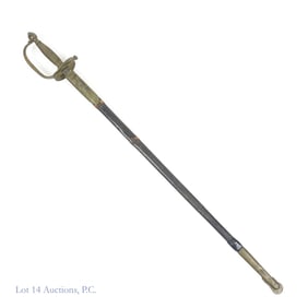1863 C. Roby Civil War Era NCO's (?) Sword