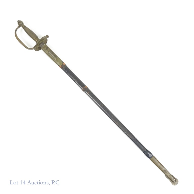 1863 C. Roby Civil War Era NCO's (?) Sword: We believe this to be a model 1840 non-commissioned officer's (NCO)'s sword or possibly a musician's sword. One side of the ricasso is stamped "U.S. 1863 F.S.S." (we believe the "F.S.S. refers to insp