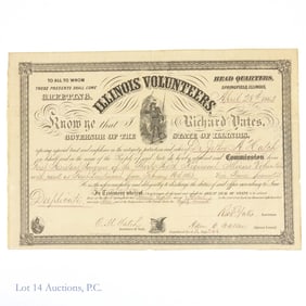 Civil War Surgeon's Commission - Illinois