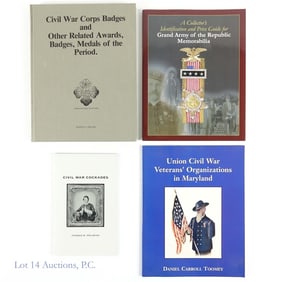 Civil War Military Reference Books (4 - 1 signed)