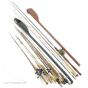 Fishing Rods & Reels (11+4) LOCAL / 3RD PARTY