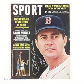 Carl Yastrzemski Signed 1968 Sport Magazine