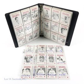 Signed 1986 Negro League Baseball Stars Cards (56)