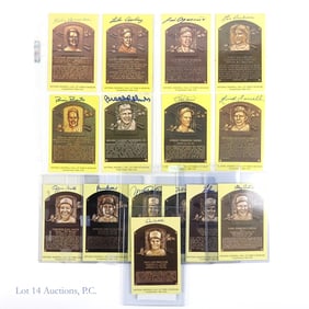 Signed MLB Baseball Hall Of Fame Postcards (22)