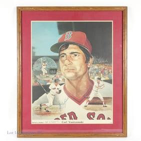 Carl Yastrzemski Signed Rockstad Litho (287/300)
