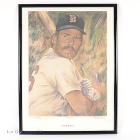 Wade Boggs Signed R.J. Morrissey Litho (111/1000)