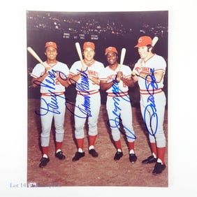 Big Red Machine Signed 8X10 Baseball Photograph