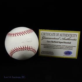 Gary Sheffield Signed OML Baseball (Elite COA)