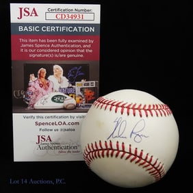Nolan Ryan Signed OAL Baseball (JSA COA)