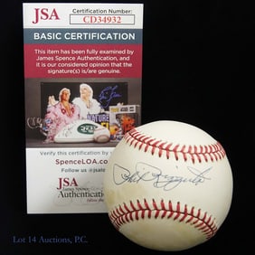 Phil Rizzuto Signed OAL Baseball (JSA COA)