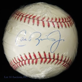 Cal Ripken Jr Signed American League Baseball