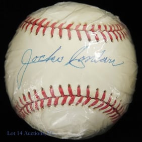 Jocko Conlan Signed National League Baseball