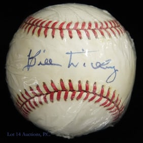 Bill Dickey Signed American League Baseball