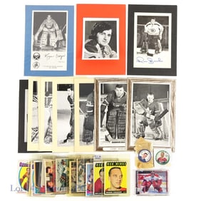 Old Hockey Cards Johnny Bower Rookie
