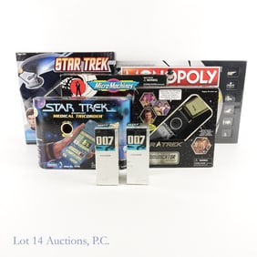 Star Trek, James Bond Toys, Cologne Ltd Ed NIB (7)