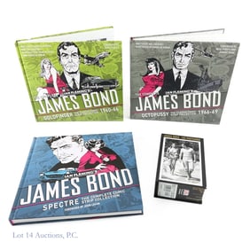 James Bond Comic Strip Books, Postcards (4)