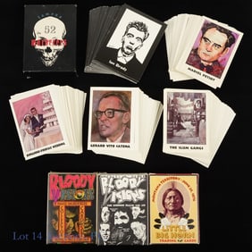 Murderers & Crime Trading Card Sets (8)