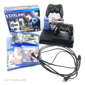 Sony PS4 Game Console (14 Games + Starlink)