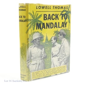 Back to Mandalay, L. Thomas, 1st Edition Signed